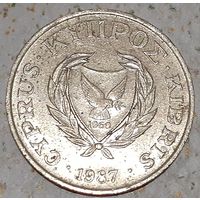 Кипр 5 центов, 1987 (14-8-8)
