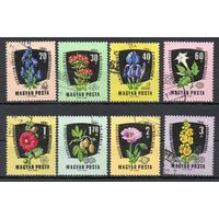 Цветы Венгрия 1961 год серия из 8 марок