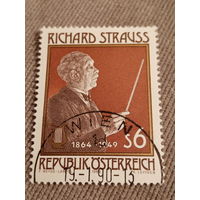 Австрия 1989. Рихард Штраус 1864-1949