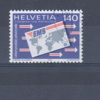 [1196] Всемирный Почтовый Союз,Швейцария 1989. Экспресс-почта. Гашеная марка.