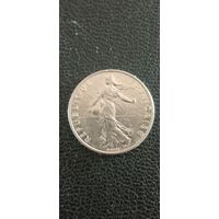 Франция 1/2 франка 1983г.