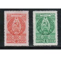 СССР-1949, (Заг.1260-1261),  *  , Белорусская ССР