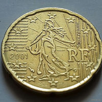 20 евроцентов, Франция 2001 г.