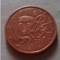 2 евроцента, Франция 1999 г.