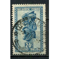 Бельгийское Конго - 1947/1950 - Искусство 20С - [Mi.265] - 1 марка. Гашеная.  (Лот 34EX)-T25P1