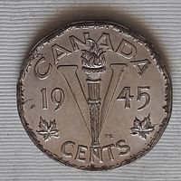 5 центов 1945 г. Канада