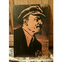 Ленин, портрет на ДСП
