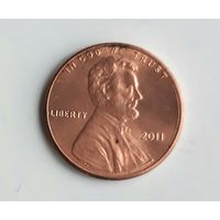 США 1 цент 2011 г.