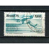 Бразилия - 1975 - Мировой рекорд - Панамериканские игры - [Mi. 1517] - полная серия - 1 марка. Гашеная.  (Лот 23CJ)