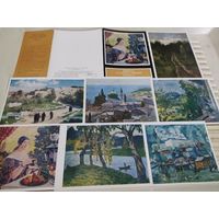 Набор открыток "Картины из частных собраний. Выпуск 1", 1975, 16 шт.