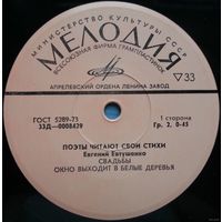 ЕР Евгений Евтушенко - Стихотворения. Читает автор (1961)