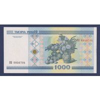 Беларусь, 1000 рублей 2000 г., серия ВБ, UNC-