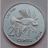 Кокосовые острова (Килинг) 20 центов 2004 г.