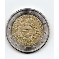 2 евро 2012 Германия 10 лет наличному евро J. интересует и обмен