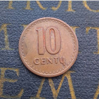 10 центов 1991 Литва #20