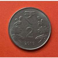 Индия, 2 рупии 2013г.