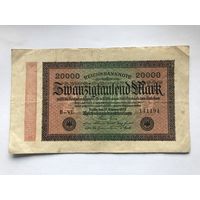 Германия 20.000 марок (серия B-VL)