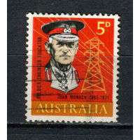Австралия - 1965 - 100-летие со дня рождения сэра Джона Монаша - [Mi. 354] - полная серия - 1 марка. Гашеная.  (Лот 8BC)