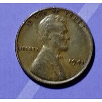 1 цент 1941  США
