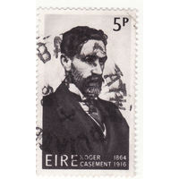5 ирландские копейки (пенни) 1966 год Роджер Кейсмент 1864-1916 г.