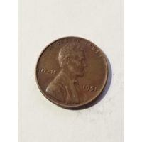 США 1 цент 1951