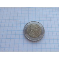 2 евро Латвия 2014 год