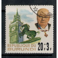 Бурунди /1967/ Сэр Уинстон Черчилль /статуи - Лошадь