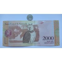 Werty71 Венесуэла 2000 боливаров 2016 UNC банкнота
