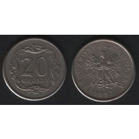 Польша y280 20 грош 1997 год (mw) (f0