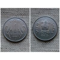 Индия 1 Рупия 1997 Отметка монетного двора - Мо - Мехико