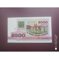 5000 рублей 1992 года, АЧ