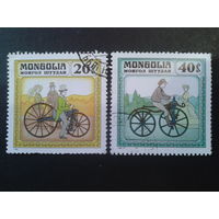 Монголия 1982 старинные велосипеды