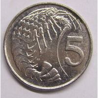 Каймановы острова 5 центов 1999 г