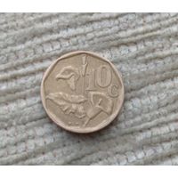 Werty71 ЮАР 10 центов 1993 Южная Африка