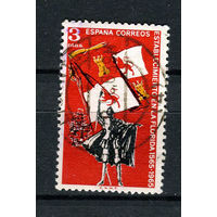 Испания - 1965 - 400-летие основания Флориды. Испанский солдат и флаг - [Mi. 1561] - полная серия - 1 марка. Гашеная.