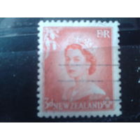 Новая Зеландия 1953 Королева Елизавета 2  3 пенса