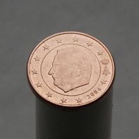Бельгия 1 евроцент 2004 (1-ый тип)