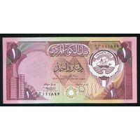 Кувейт 1 динар 1980-1991. P13d. UNC