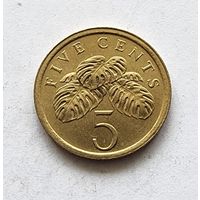 Сингапур 5 центов, 1987