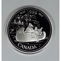 Канада 25 центов 1999 Миллениум - Май 1999, Путешественники