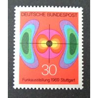 Германия, ФРГ 1969 г. Mi.599 MNH** полная серия