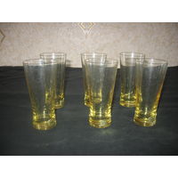 Лот 0017 Набор стаканов "Неман" для коктелей соков и воды 6шт