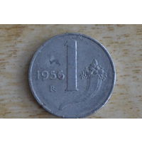 Италия 1 лира 1956