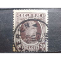 Бельгия 1922 Король Альберт 1  20 сантимов