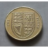 1 фунт, Великобритания 2010 г.