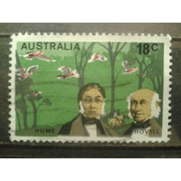 Австралия 1976 исследователи Австралии, птицы