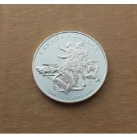 Канада, доллар 1990 г., серебро 0.500, 300 лет путешествию Генри Келси, Елизавета II (1952-2022)