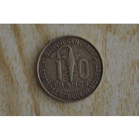 Западная Африка 10 франков 1968