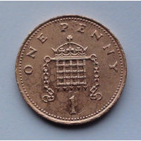 Великобритания 1 пенни. 1988