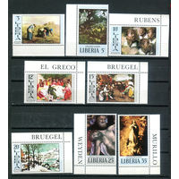 Либерия - 1969г. - Картины известных мастеров - полная серия, MNH [Mi 729-736] - 8 марок